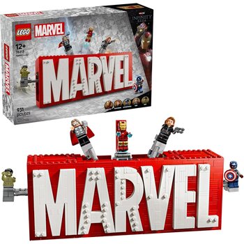 Lego Lego Super Heros Marvel Logo & Minifigures