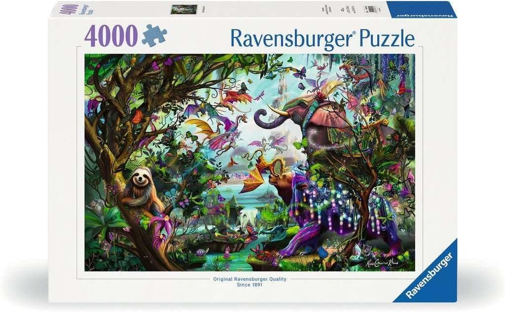 Ravensburger Ravensburger Puzzle 4000pc Tropical Dragons