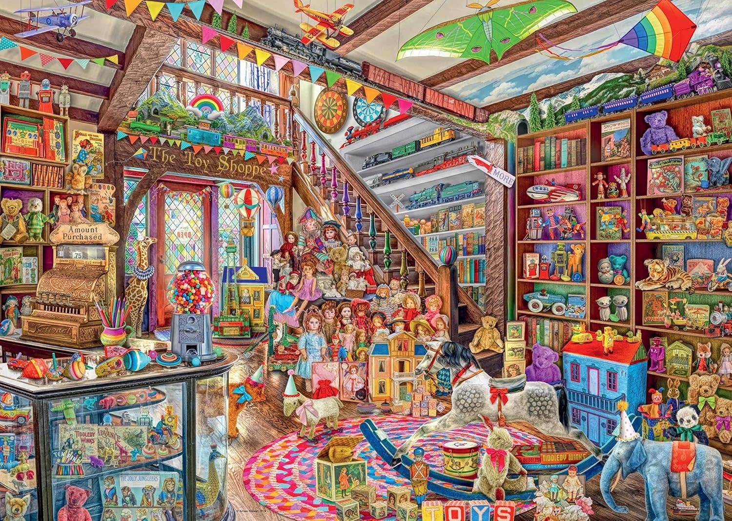 Ravensburger Ravensburger Puzzle 1000pc The Fantasy Toy Shop
