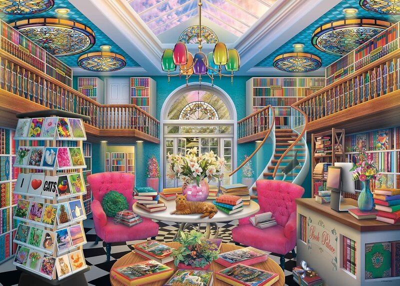 Ravensburger Ravensburger Puzzle 1000pc The Book Palace