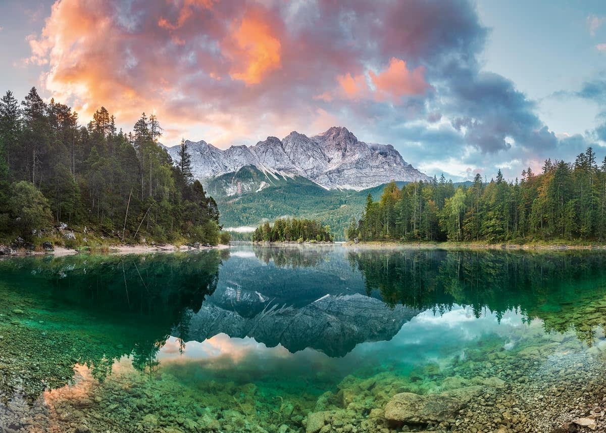 Ravensburger Ravensburger Puzzle 1000pc Zugspitze at the Eibsee, Germany