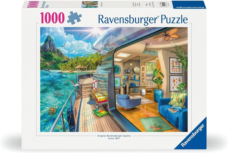 Ravensburger Ravensburger Puzzle 1000pc Tropical Island Charter