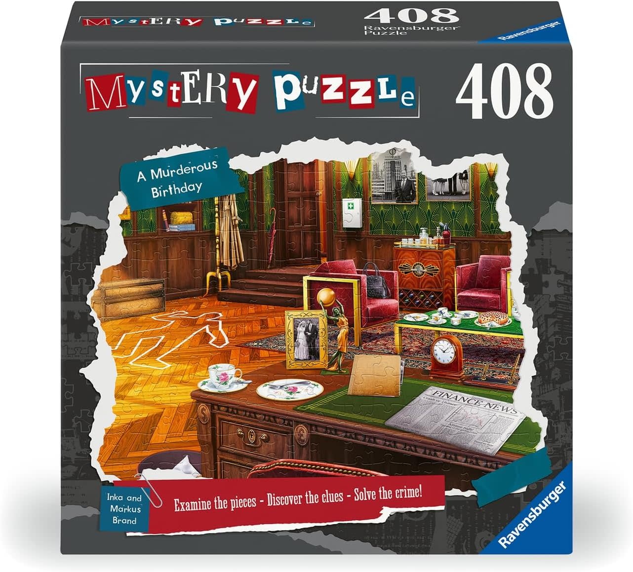 Ravensburger Mystery Puzzle 408Pc A Murderous Birthday