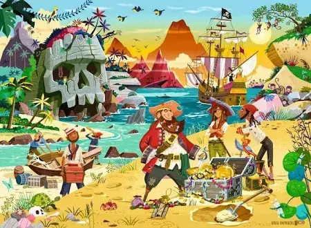 Ravensburger Ravensburger Puzzle 100pc Treasure