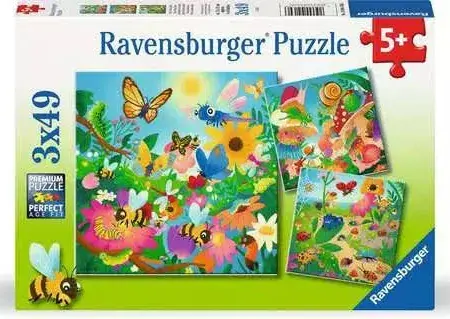 Ravensburger Ravensburger Puzzle 3x49pc Bugs, Bugs, Bugs