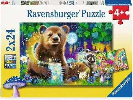 Ravensburger Ravensburger Puzzle 2x24pc Loveable Woodland Friends