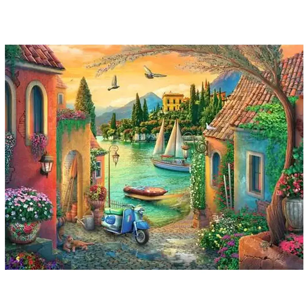 Ravensburger Ravensburger Puzzle 750pc Large Format European Villa Views