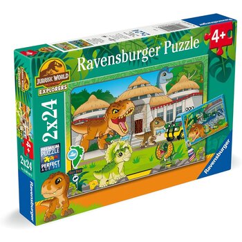 Ravensburger Ravensburger Puzzle 2x24pc Jurassic World Explorers
