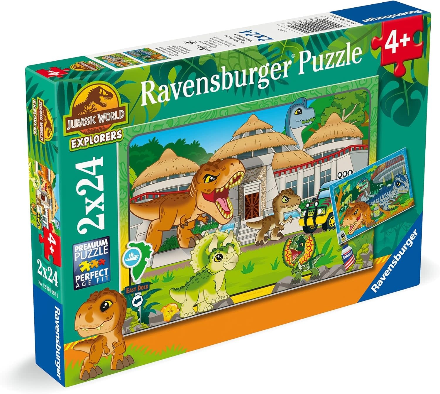 Ravensburger Ravensburger Puzzle 2x24pc Jurassic World Explorers