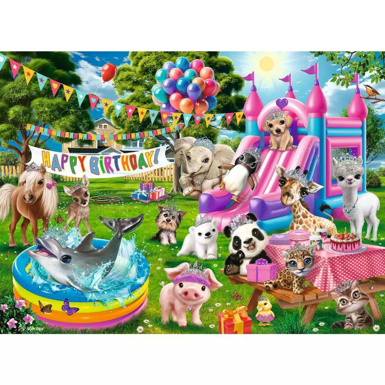 Ravensburger Ravensburger Puzzle 100pc Tiara Birthday Party