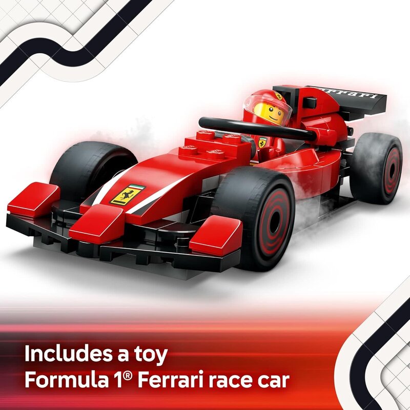 Lego Lego City F1 Pit Stop & Pit Crew with Ferrari