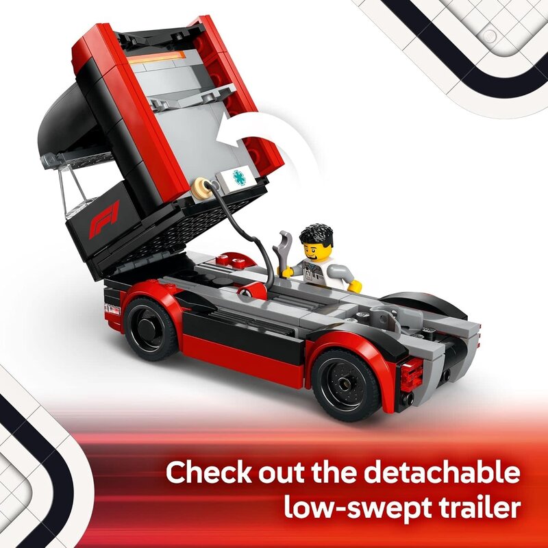 Lego Lego City F1 Truck with RB20 and AMR24