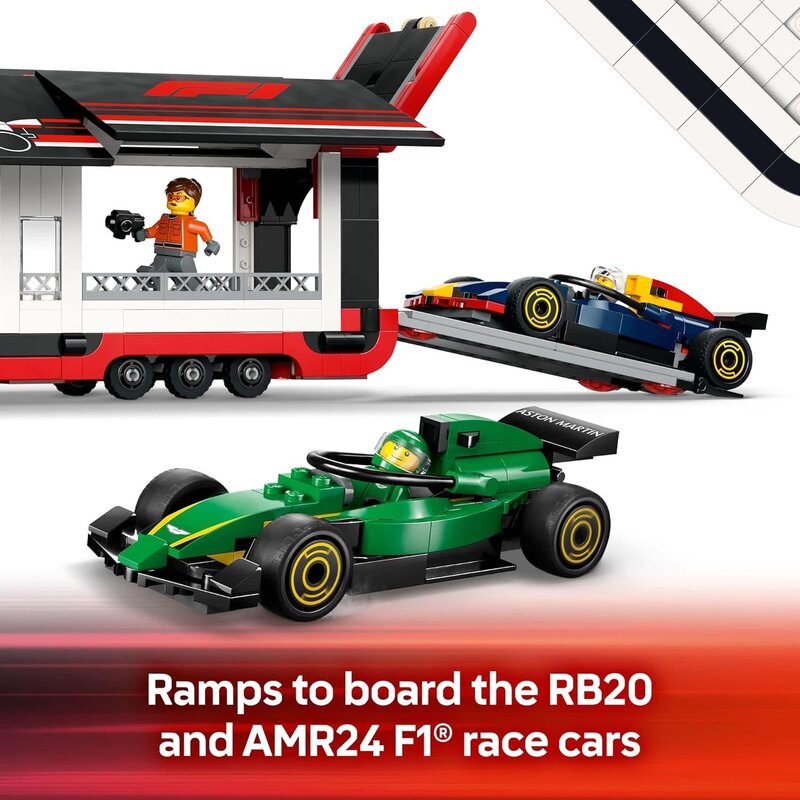 Lego Lego City F1 Truck with RB20 and AMR24