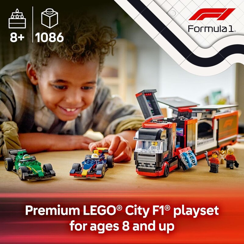 Lego Lego City F1 Truck with RB20 and AMR24