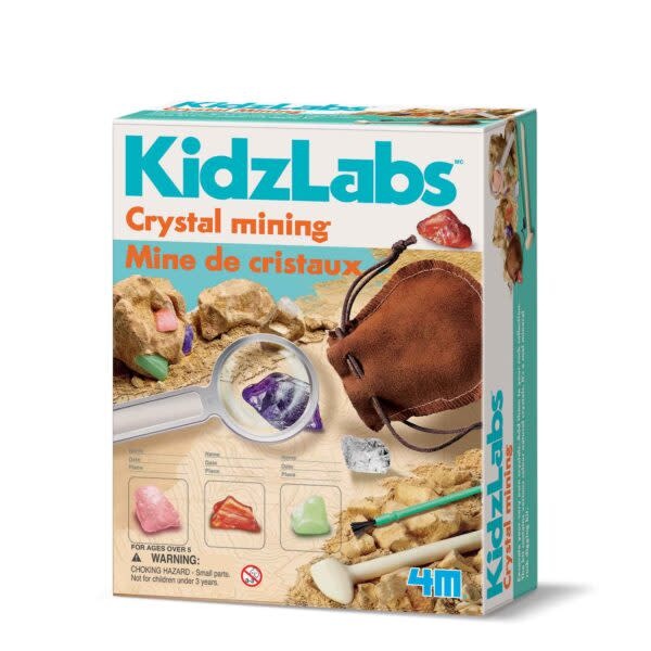 4M KidzLabs Crystal Mining Kit