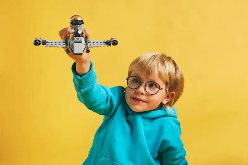 Lego Lego Star Wars Mando and Grogu's Starfighter