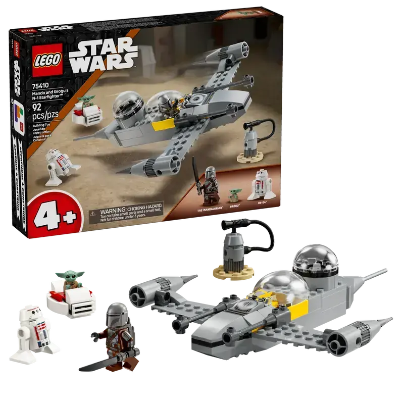 Lego Lego Star Wars Mando and Grogu's Starfighter