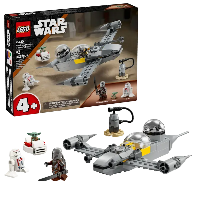 Lego Lego Star Wars Mando and Grogu's Starfighter