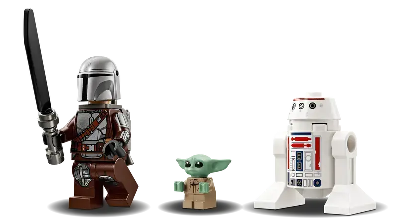 Lego Lego Star Wars Mando and Grogu's Starfighter