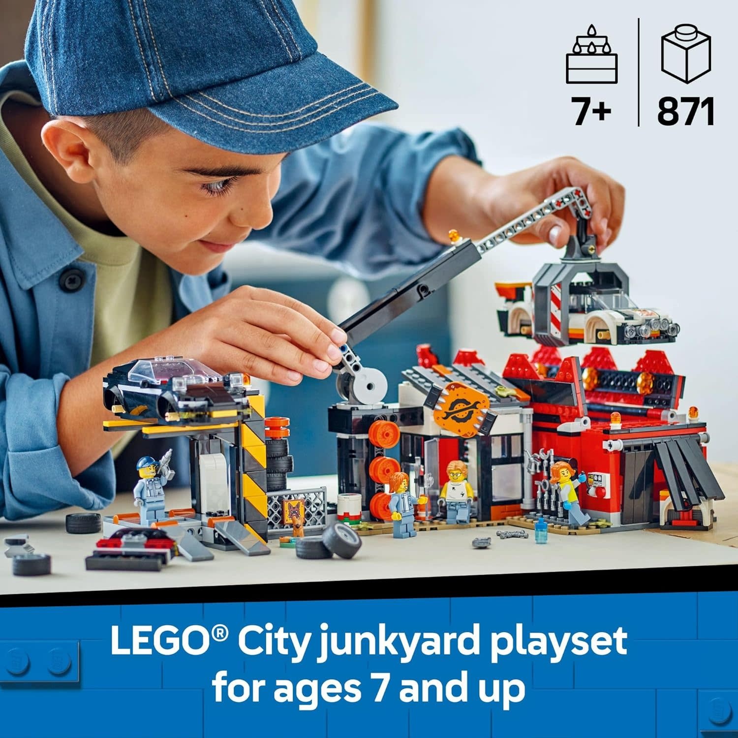 Lego Lego City Scrapyard with Cars