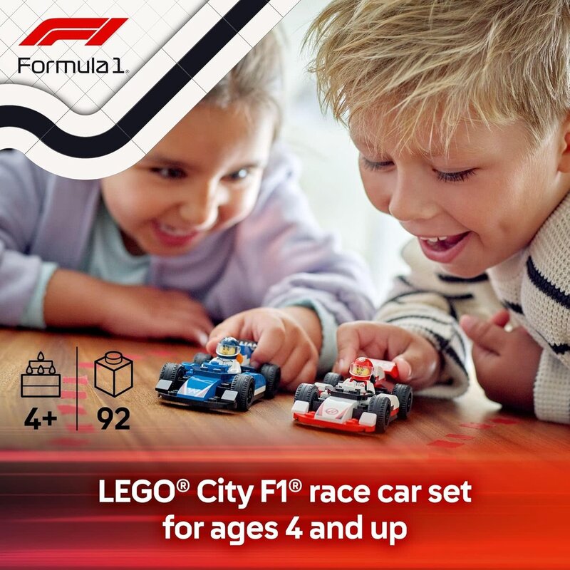 Lego Lego City F1 Williams and Haas Race Cars