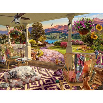 Ravensburger Ravensburger Puzzle 750pc Large Format Cozy Front Porch