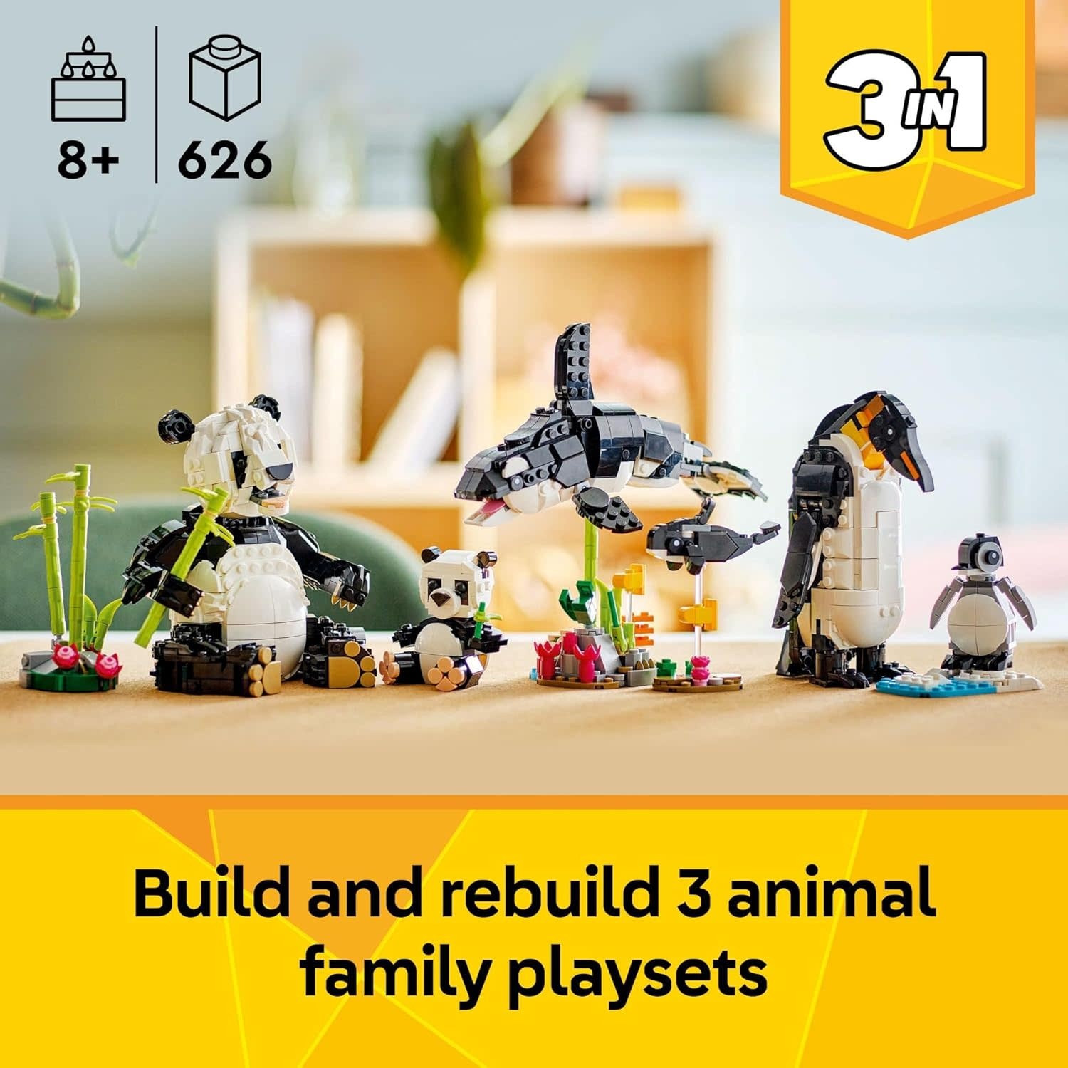 Lego Lego Creator Wild Animals: Panda Family