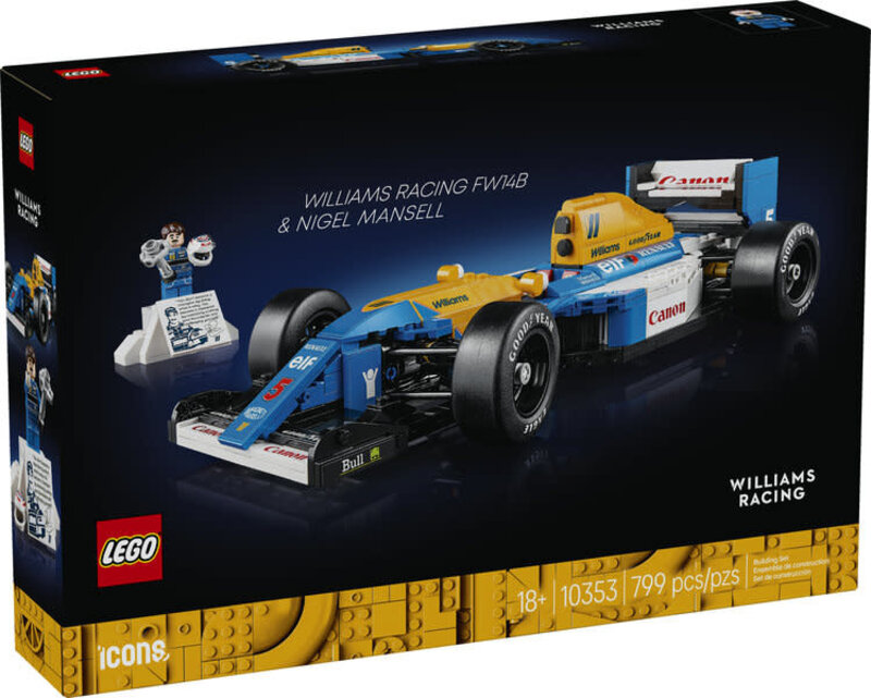 Lego Lego Icons Williams F1 Race Car & Nigel Mansel