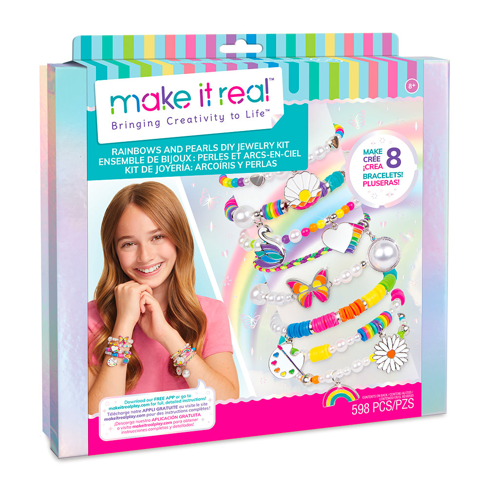 Make It Real Rainbow and Pearls Jewelry Kit