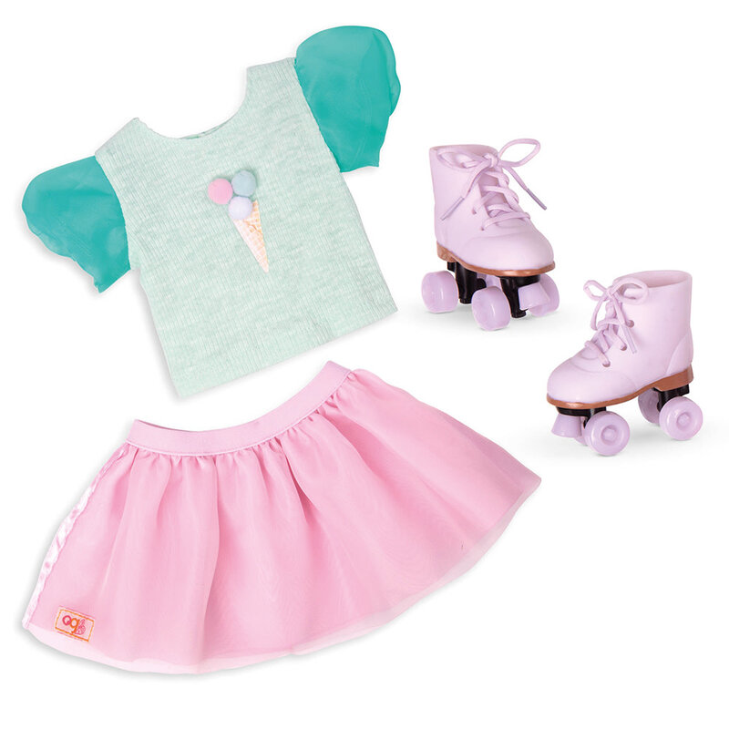 Our Generation Our Generation Doll Deluxe Outfit: Scoopalicious with Skate