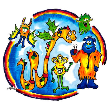 Artburn Artburn Pillowcase Monsters