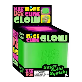 Nee Doh Nice Cube Glow in the Dark