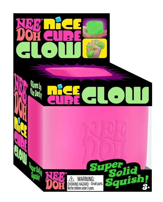 Nee Doh Nice Cube Glow in the Dark
