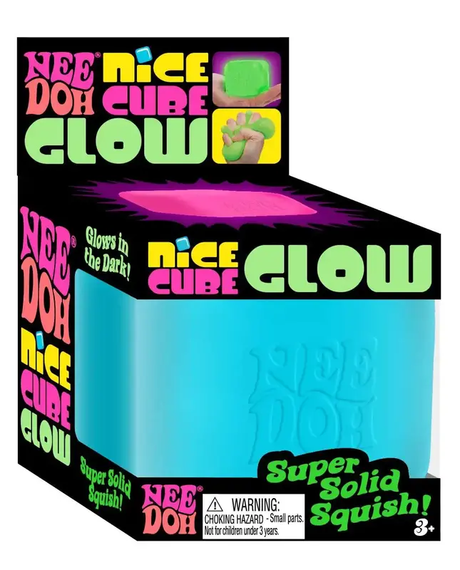 Nee Doh Nice Cube Glow in the Dark