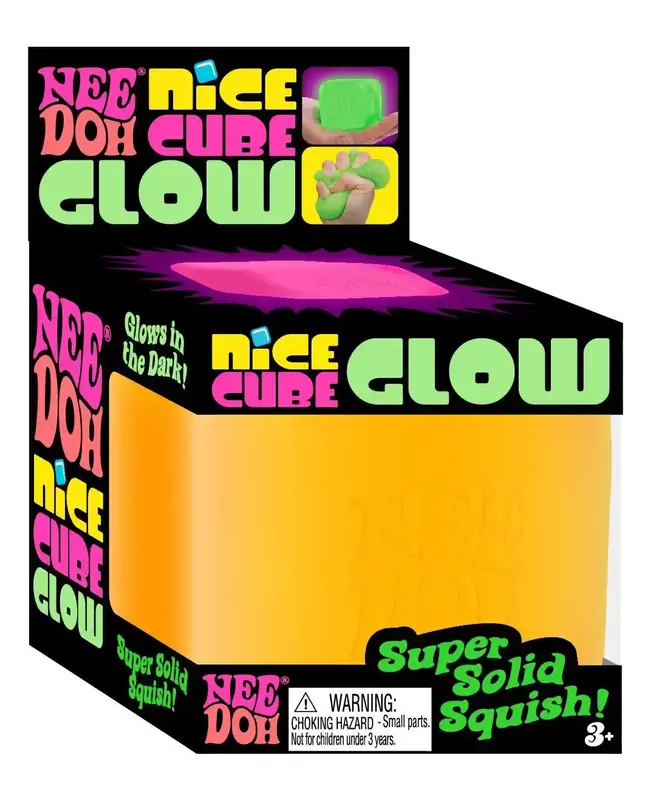 Nee Doh Nice Cube Glow in the Dark