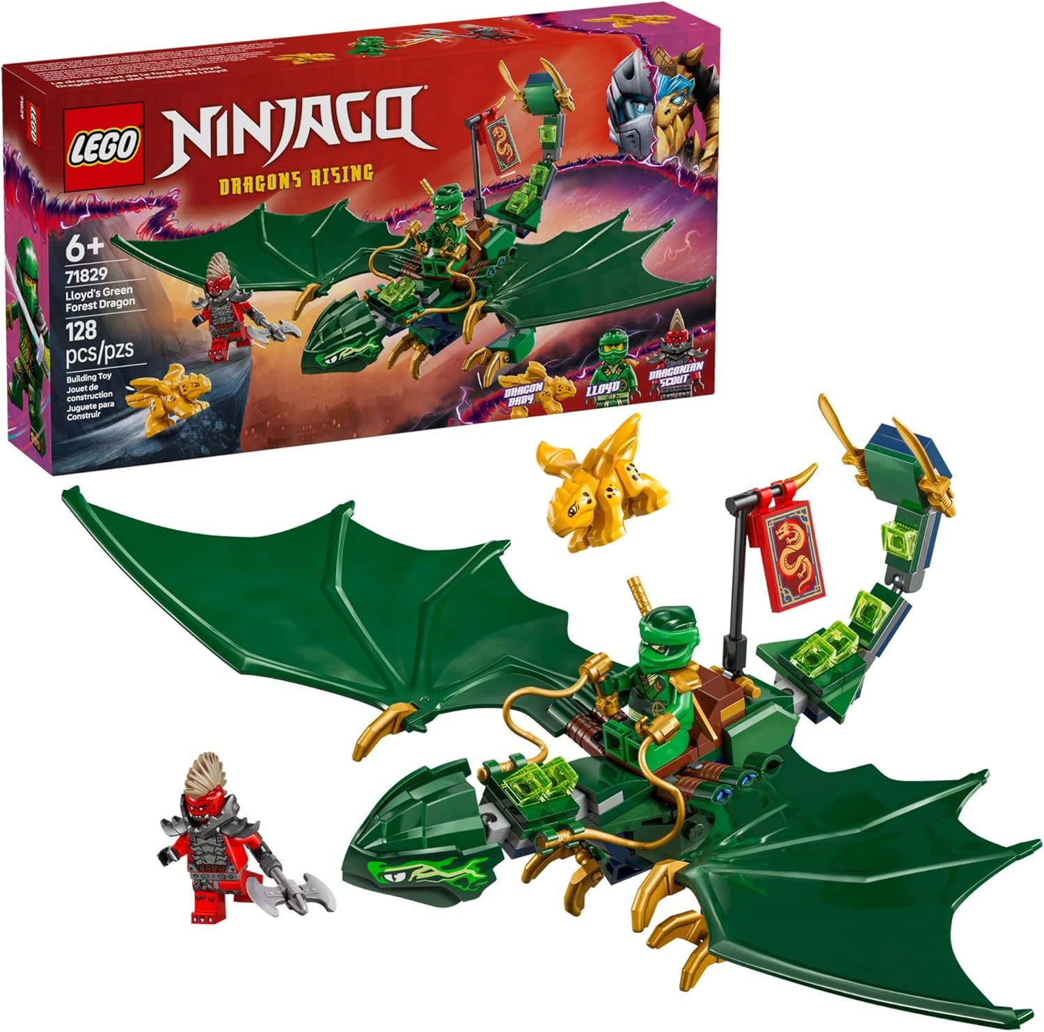 Lego Lego Ninjago Lloyd's Green Forest Dragon