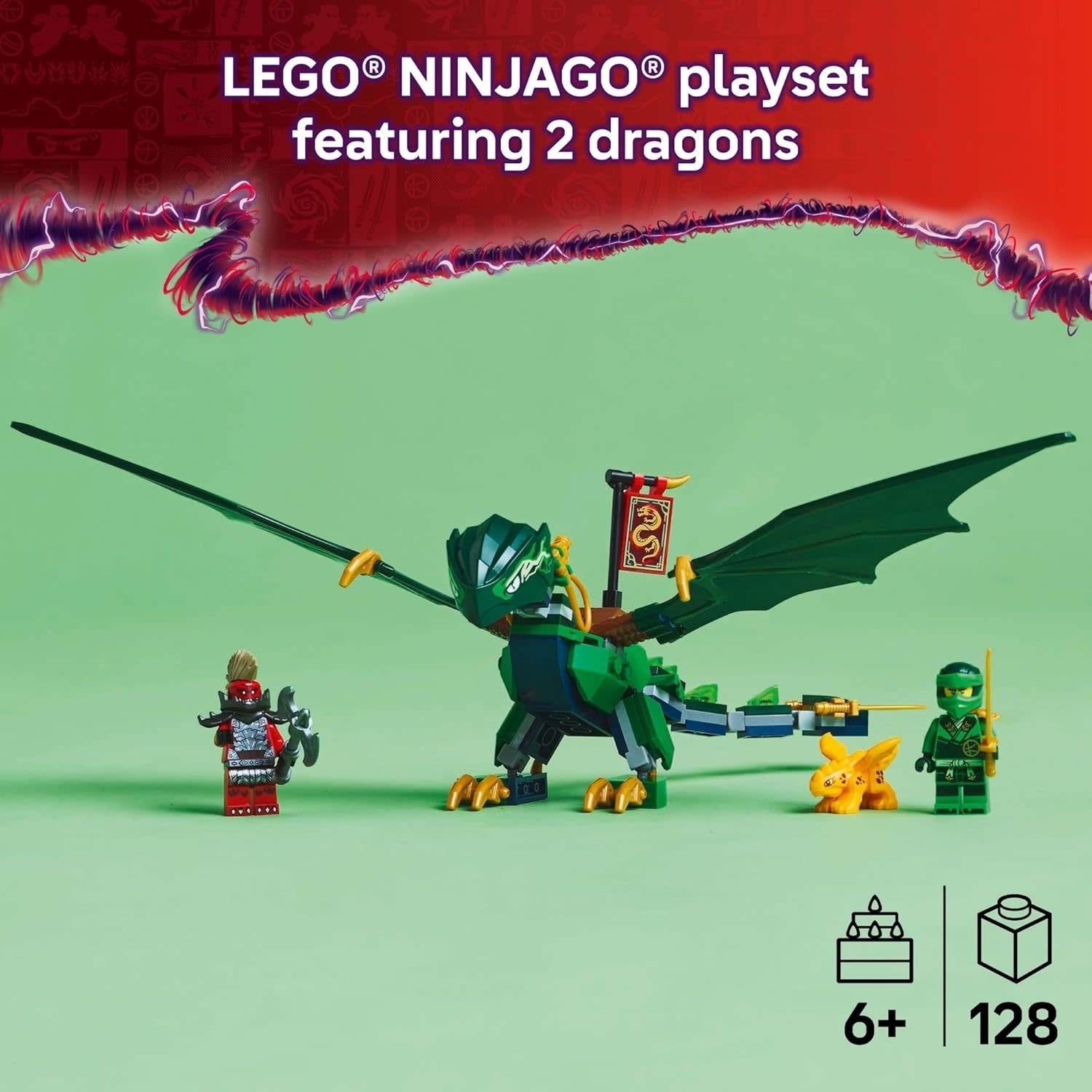 Lego Lego Ninjago Lloyd's Green Forest Dragon