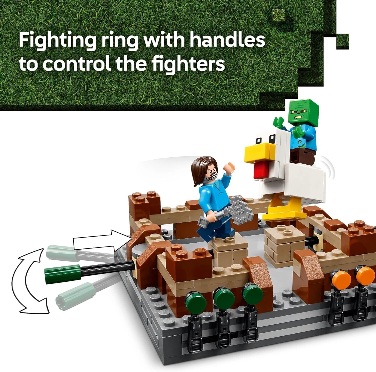 Lego Lego Minecraft Woodland Mansion Fighting Ring