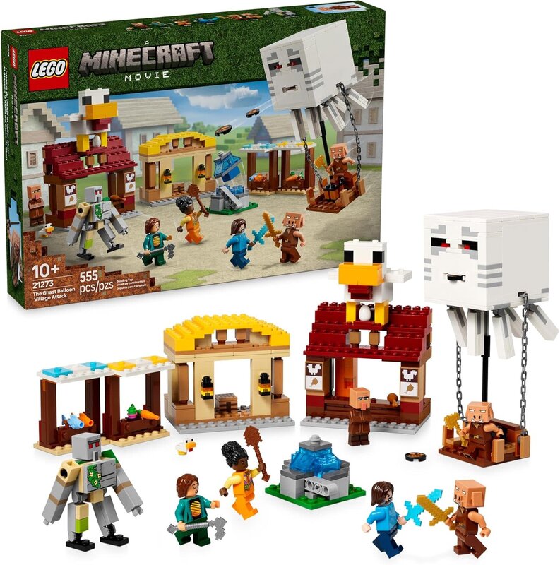 Lego Lego Minecraft The Ghast Balloon Village