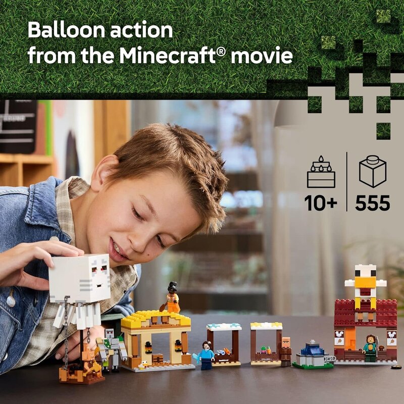 Lego Lego Minecraft The Ghast Balloon Village