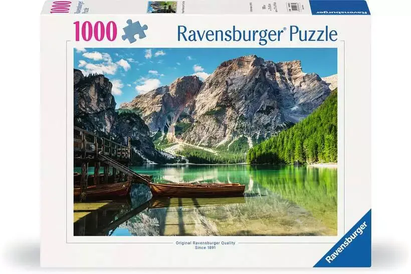 Ravensburger Ravensburger Puzzle 1000pc Pragser Wildsee, South Tyrol, Italy
