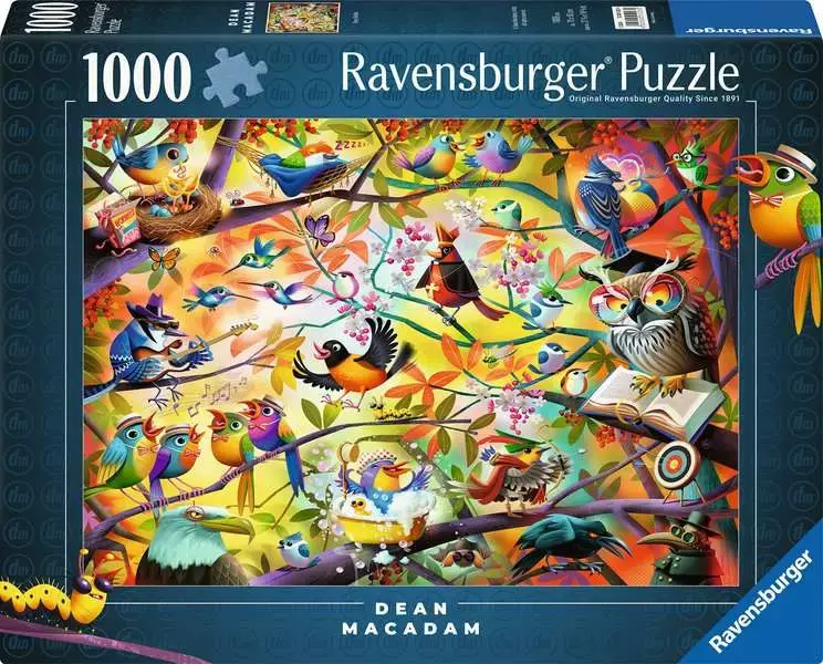 Ravensburger Ravensburger Puzzle 1000pc Busy Birdies