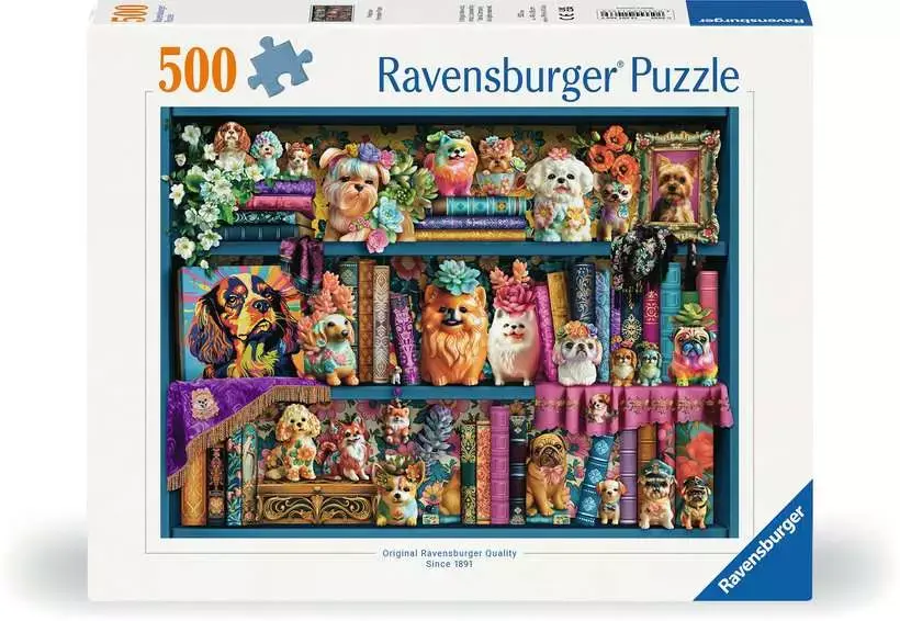 Ravensburger Ravensburger Puzzle 500pc Precious Porcelain Pups