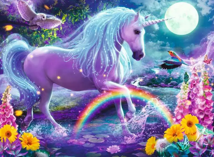 Ravensburger Ravensburger Puzzle 100pc Glitter Unicorn