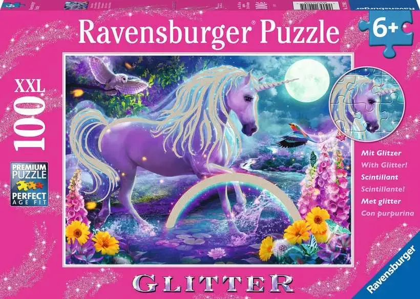 Ravensburger Ravensburger Puzzle 100pc Glitter Unicorn
