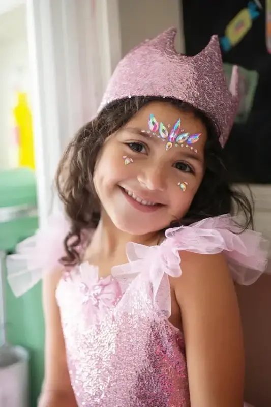 Great Pretenders Face Crystals Pink Unicorn