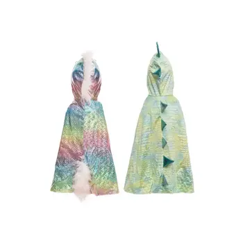 Great Pretenders Reversible Unicorn Dragon Cape 3-4