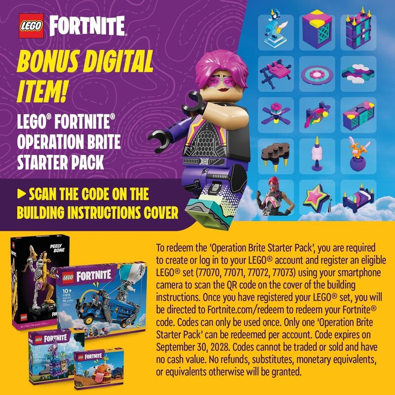 Lego Lego Fortnite Peely Bone