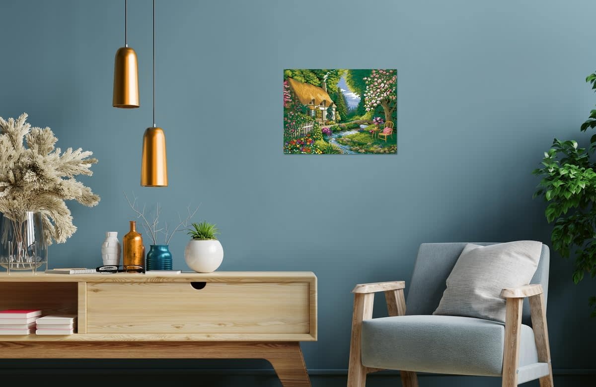 CreArt Adult 30 x 40 cm Painting by Numbers River Cottage