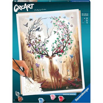 CreArt Adult 30 x 40 cm Painting by Numbers Magnificent Encounter